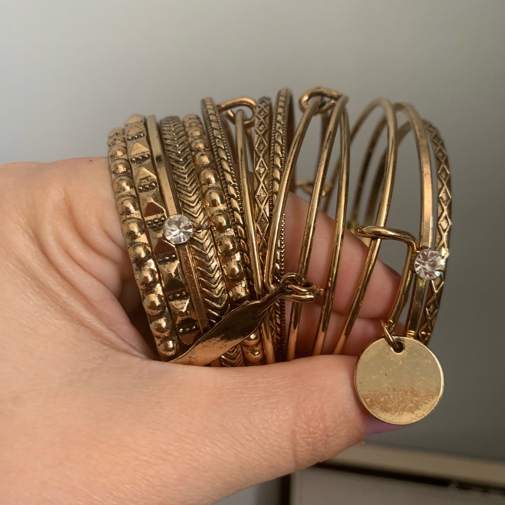 Gold Bengal set